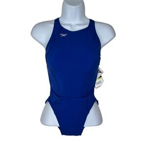 New Speedo Fastskin FS-Pro 30 Navy Blue Racing Suit Pulse Compression Swimsuit